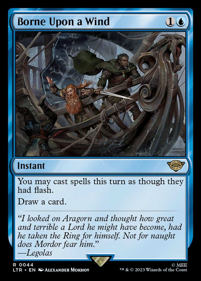 Borne Upon a Wind 44 (Universes Beyond: The Lord of the Rings: Tales of Middle-earth)  - Foil
