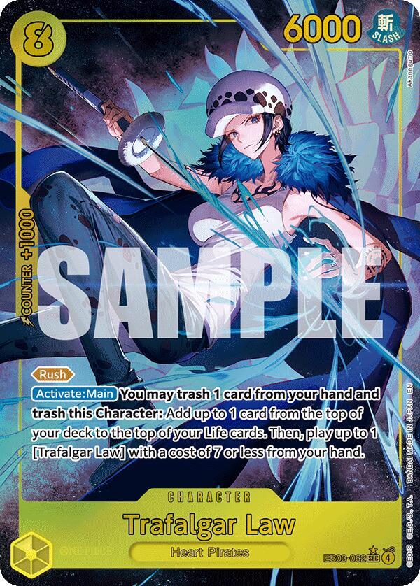 Trafalgar Law EB03-062 (Extra Booster: One Piece Heroines Edition)  - Alternate Art Foil