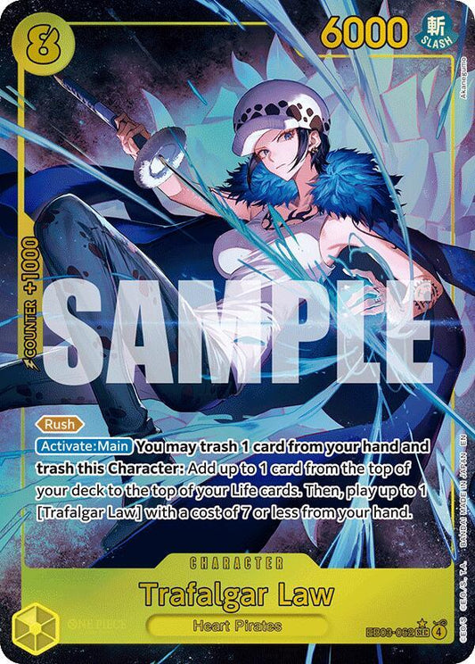 Trafalgar Law EB03-062 (Extra Booster: One Piece Heroines Edition)  - Alternate Art Foil