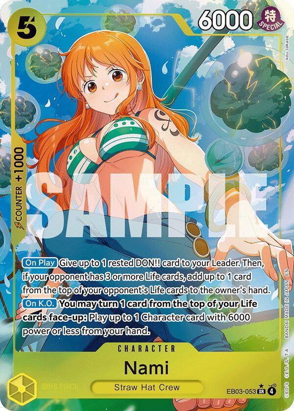 Nami EB03-053 (Extra Booster: One Piece Heroines Edition)  - Alternate Art Foil