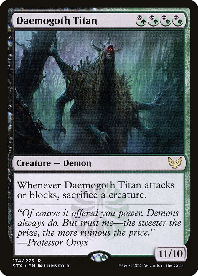 Daemogoth Titan 174 (Strixhaven: School of Mages) 