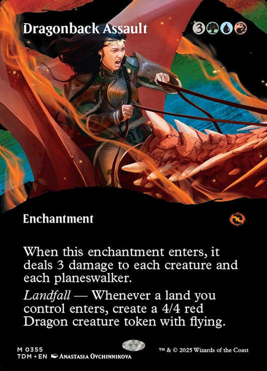 Dragonback Assault 355/291 (Tarkir: Dragonstorm)  - Borderless