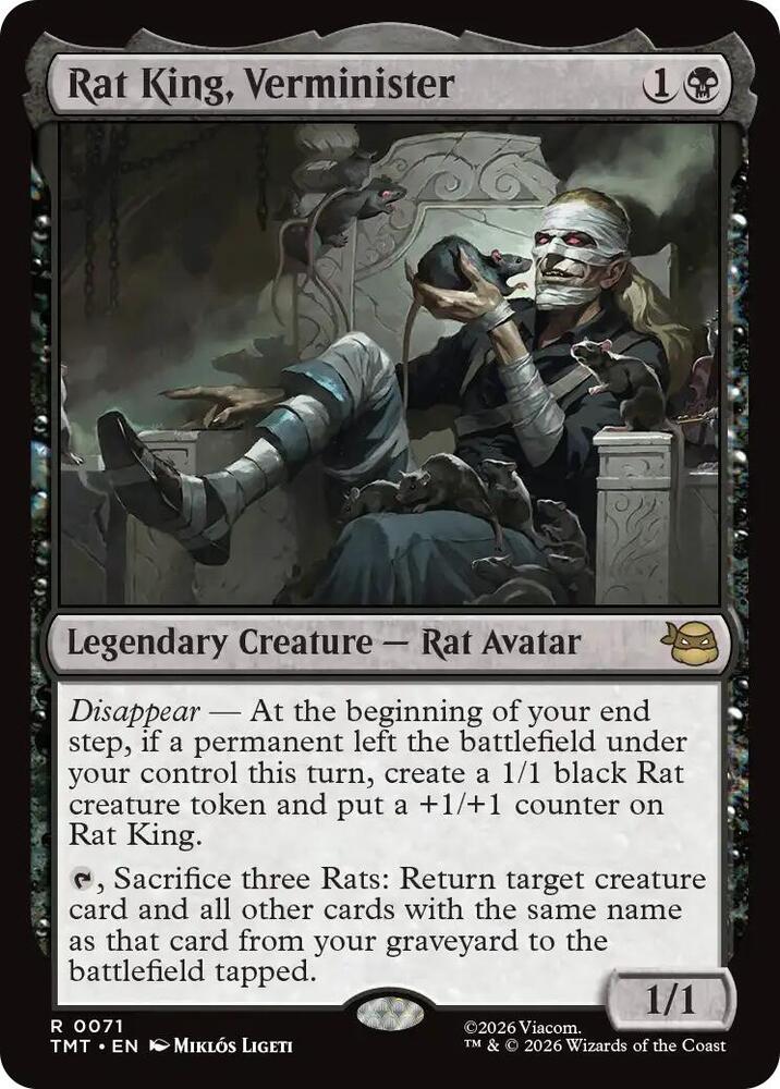 Rat King, Verminister 71/190 (Teenage Mutant Ninja Turtles) 