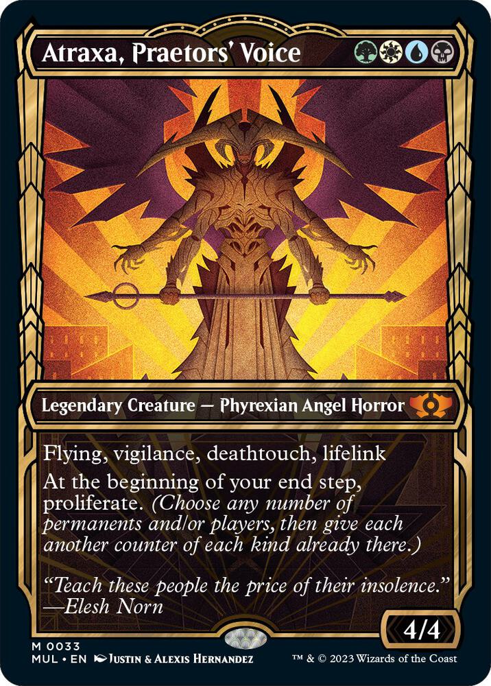 Atraxa, Praetors' Voice 33 (March of the Machine: Multiverse Legends)  - Showcase