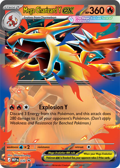 Mega Charizard Y ex 030 030 (ME: Mega Evolution Promo)  - Holofoil