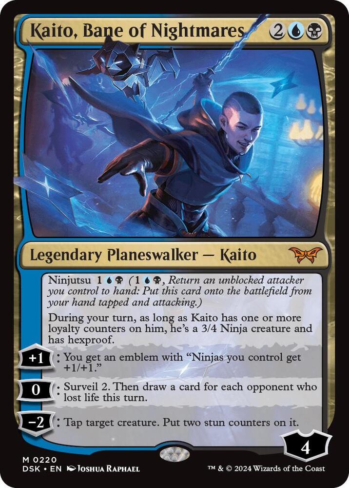 Kaito Bane of Nightmares 220 (Duskmourn: House of Horror) 