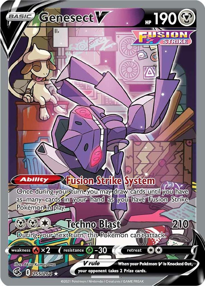 Genesect V 255/264 (SWSH08: Fusion Strike)  - Holofoil