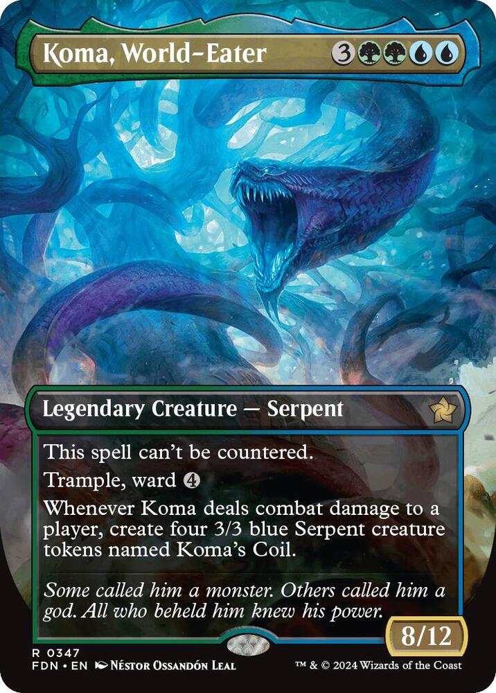Koma, World-Eater 347/291 (Foundations)  - Borderless