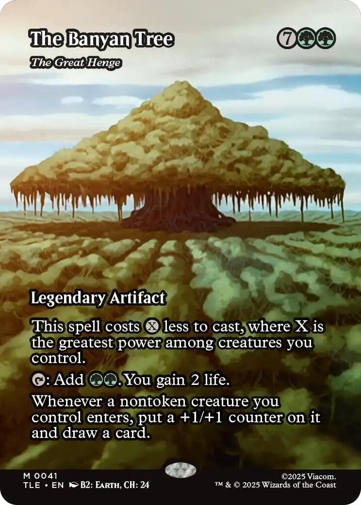 The Banyan Tree - The Great Henge 41 (Avatar: The Last Airbender: Eternal-Legal)  - Borderless Foil