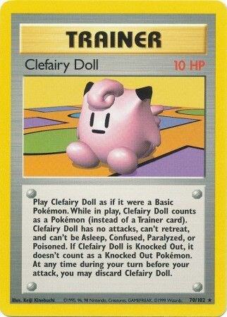 Clefairy Doll 070/102 (Base Set)  - Unlimited Normal