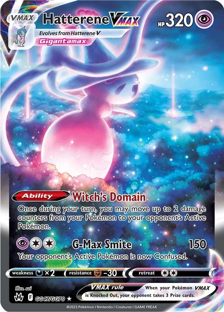 Hatterene VMAX GG47/GG70 (Crown Zenith: Galarian Gallery)  - Holofoil