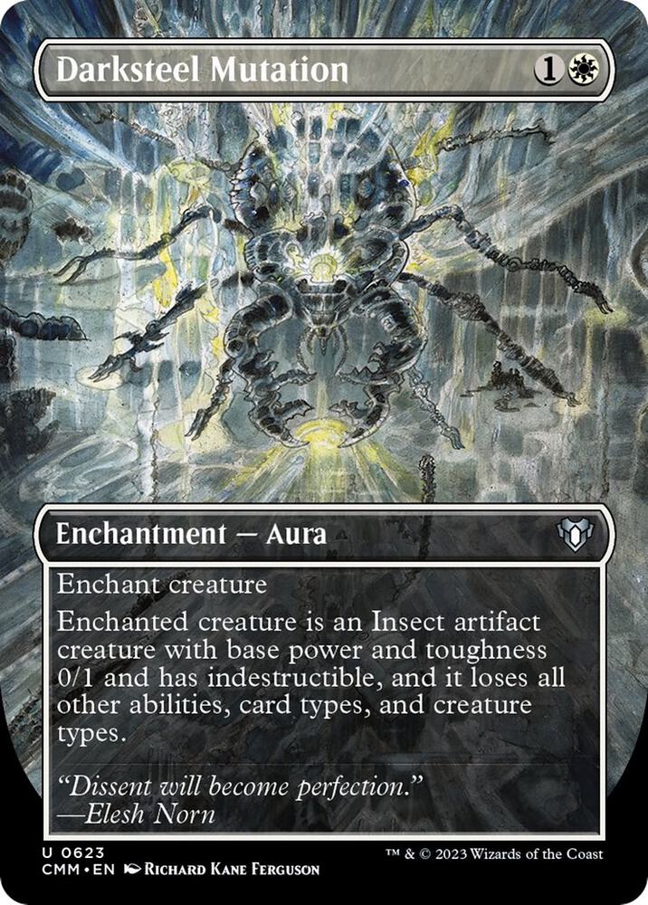 Darksteel Mutation 623/451 (Commander Masters)  - Borderless Foil