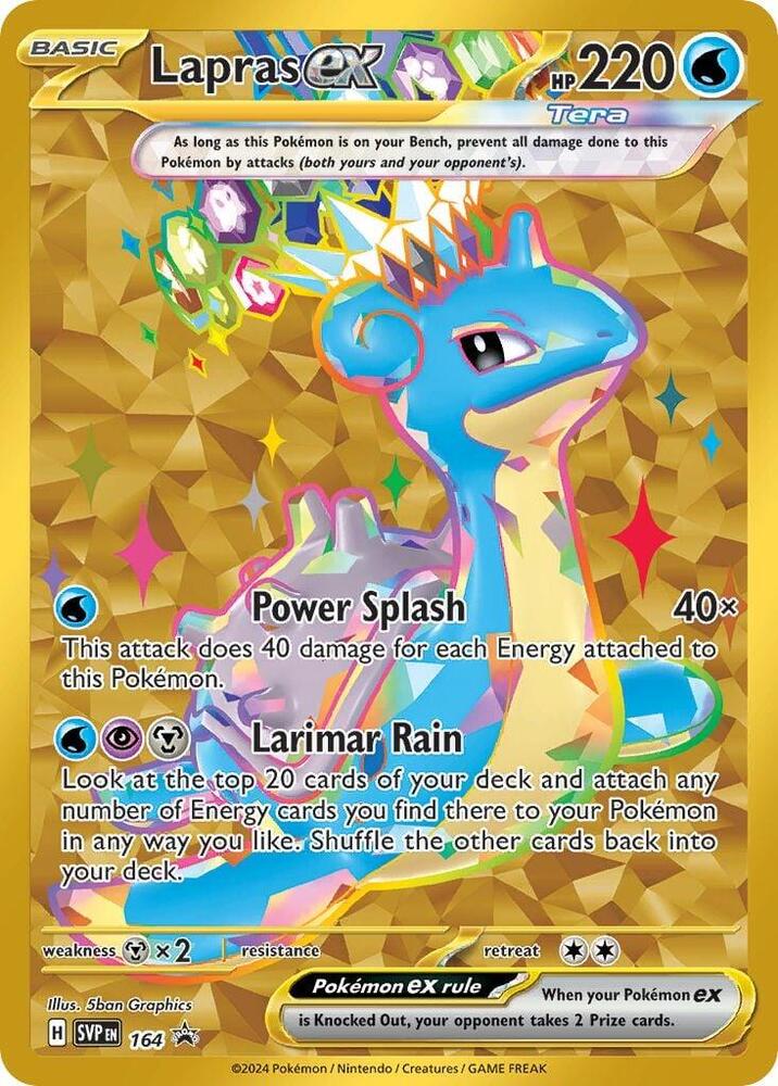 Lapras ex 164 (SV: Scarlet & Violet Promo Cards)  - Holofoil