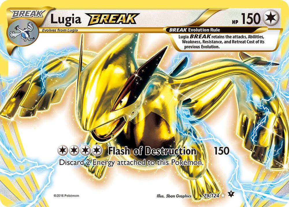 Lugia BREAK 79/124 (XY - Fates Collide)  - Holofoil