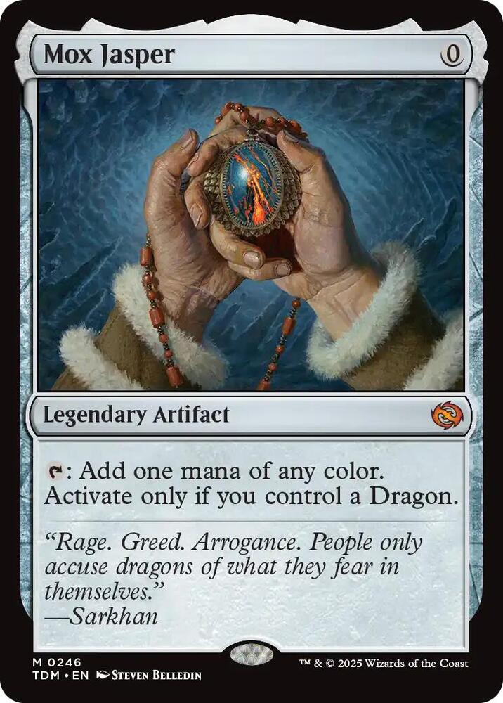 Mox Jasper 246/291 (Tarkir: Dragonstorm)  - Foil