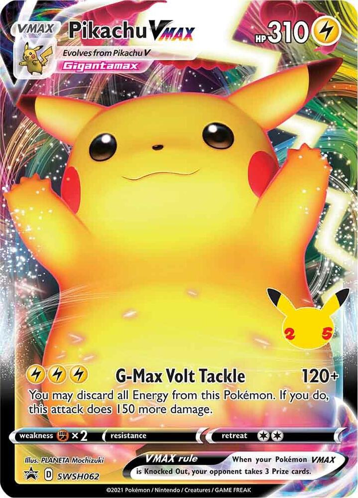 Pikachu VMAX SWSH062 (SWSH: Sword & Shield Promo Cards)  - Holofoil