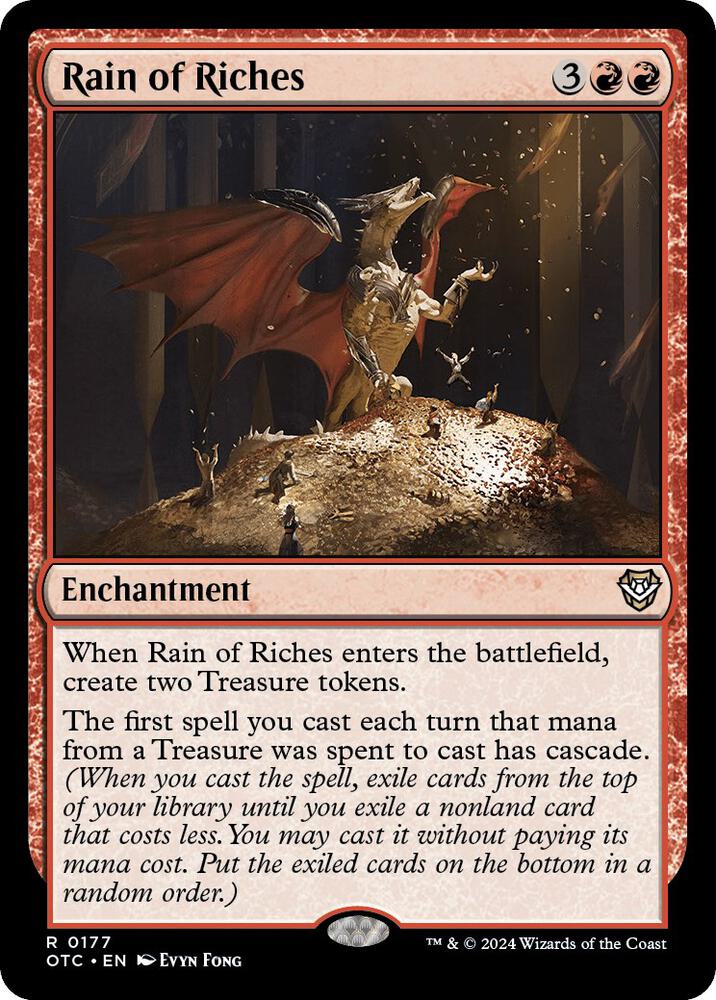 Rain of Riches 177/342 (Commander: Outlaws of Thunder Junction) 