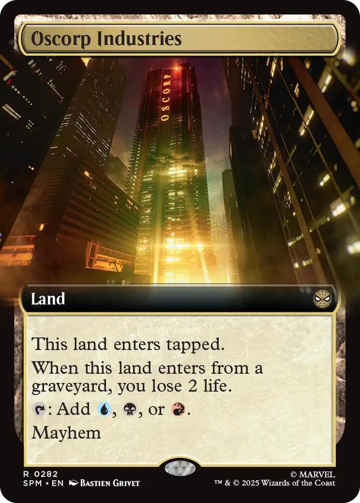 Oscorp Industries 282 (Marvel's Spider-Man)  - Extended Art Foil