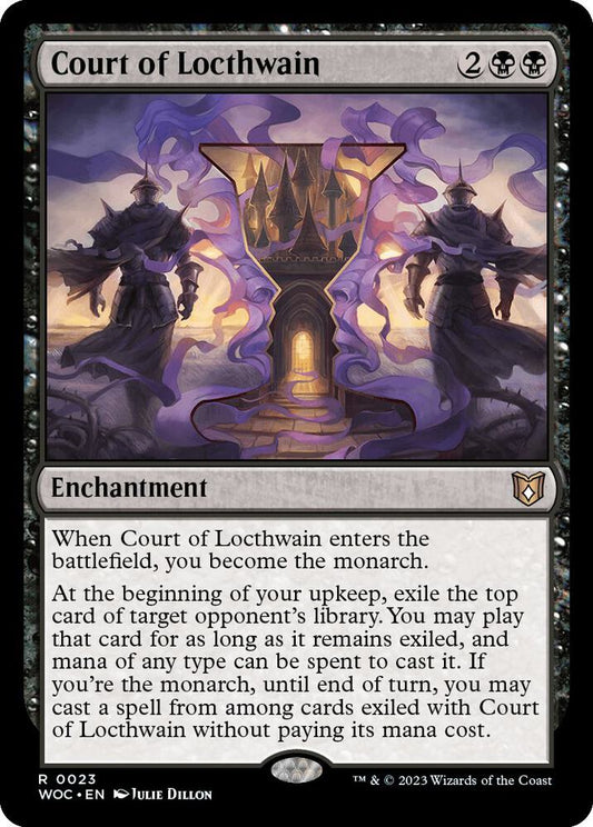 Court of Locthwain 23/173 (Commander: Wilds of Eldraine) 