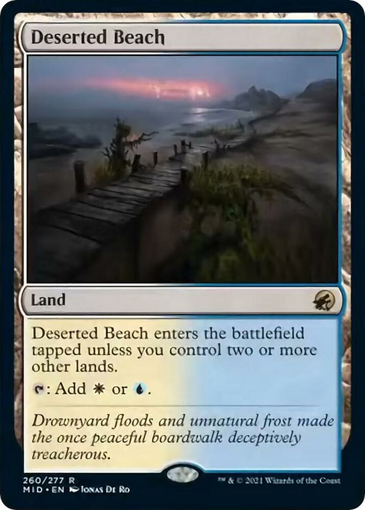Deserted Beach 260 (Innistrad: Midnight Hunt) 