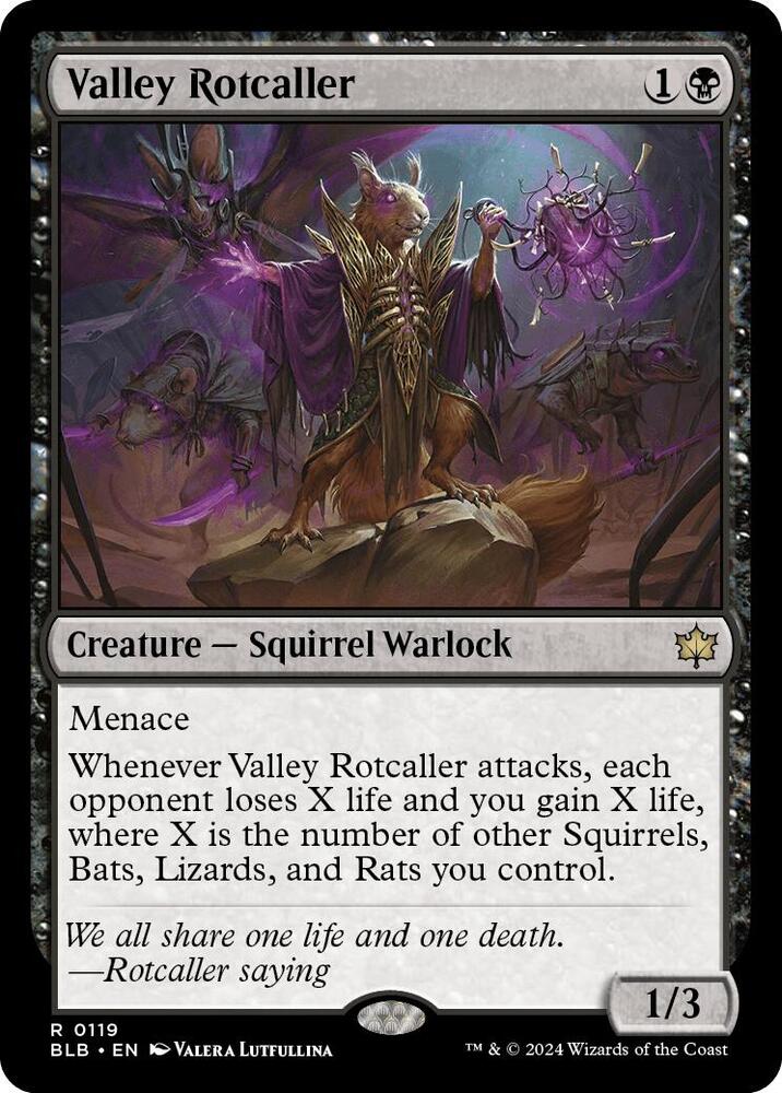 Valley Rotcaller 119 (Bloomburrow) 