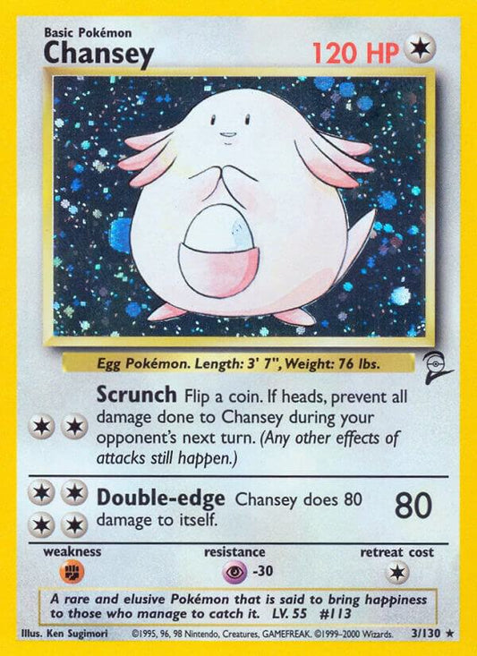 Chansey 003/130 (Base Set 2)  - Holofoil