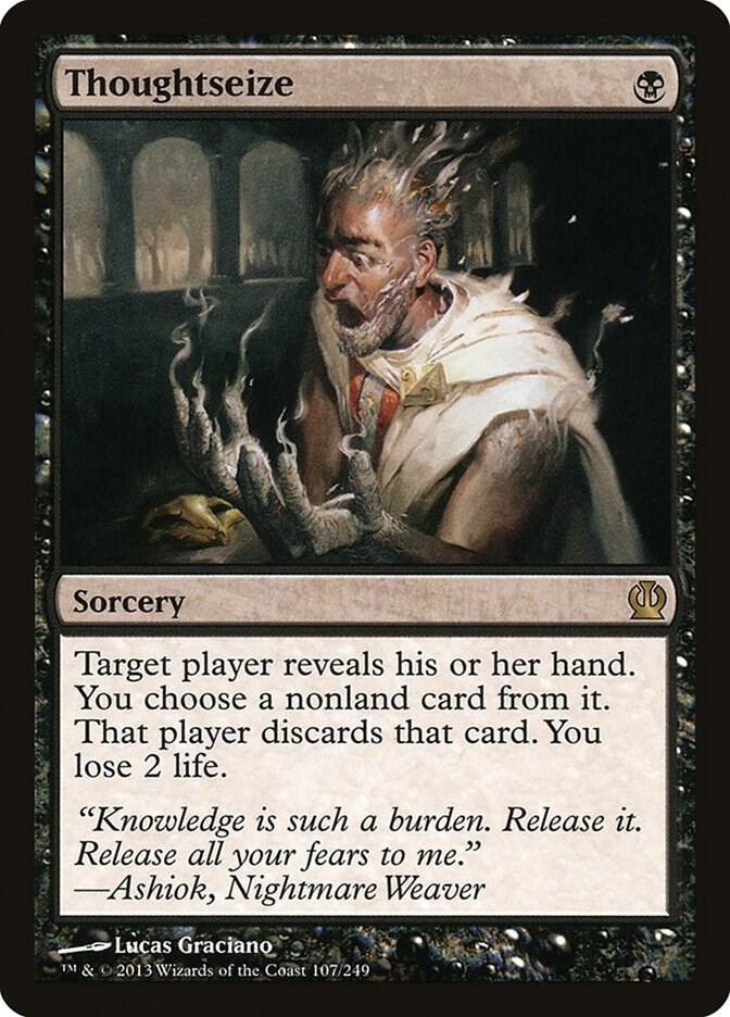 Thoughtseize 107 (Theros)  - Foil