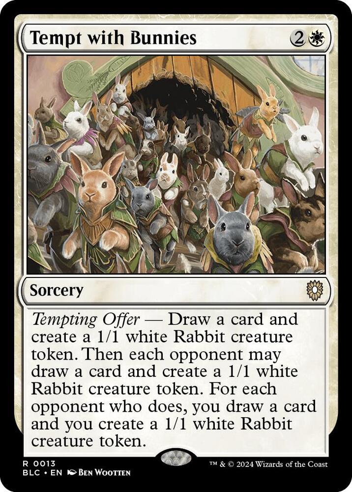Tempt with Bunnies 13 (Commander: Bloomburrow) 