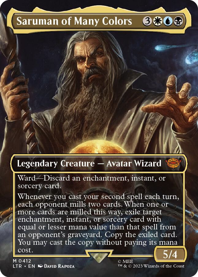 Saruman of Many Colors 412/281 (Universes Beyond: The Lord of the Rings: Tales of Middle-earth)  - Borderless