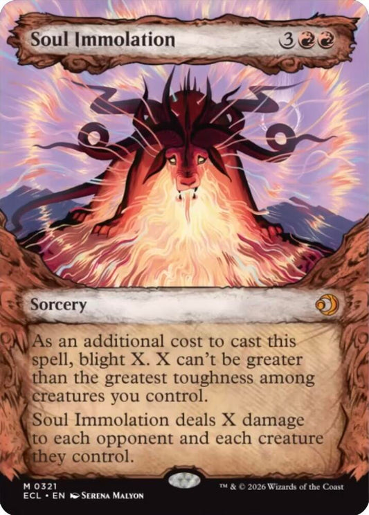 Soul Immolation 321/273 (Lorwyn Eclipsed)  - Showcase Foil