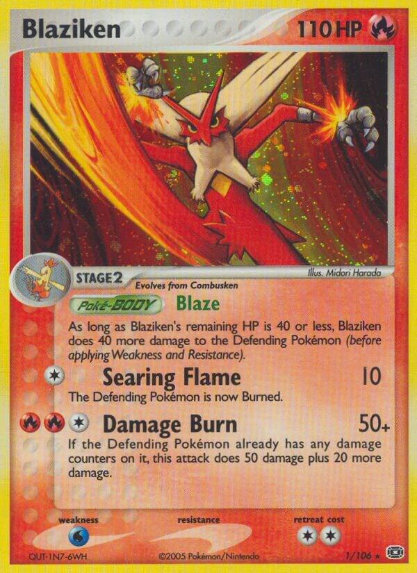 Blaziken 1/106 (Emerald)  - Holofoil