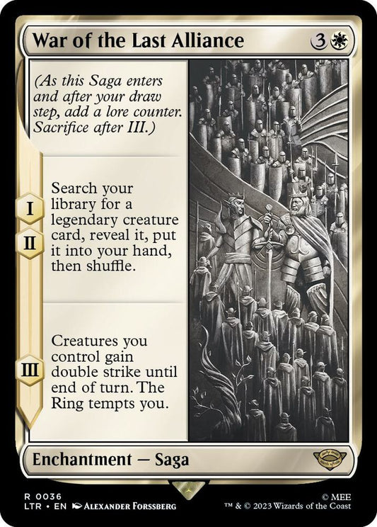 War of the Last Alliance 36/281 (Universes Beyond: The Lord of the Rings: Tales of Middle-earth)  - Foil