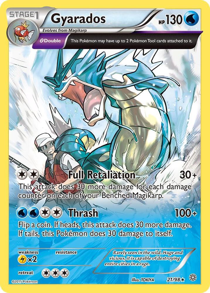 Gyarados 21/98 (XY - Ancient Origins)  - Reverse Holofoil