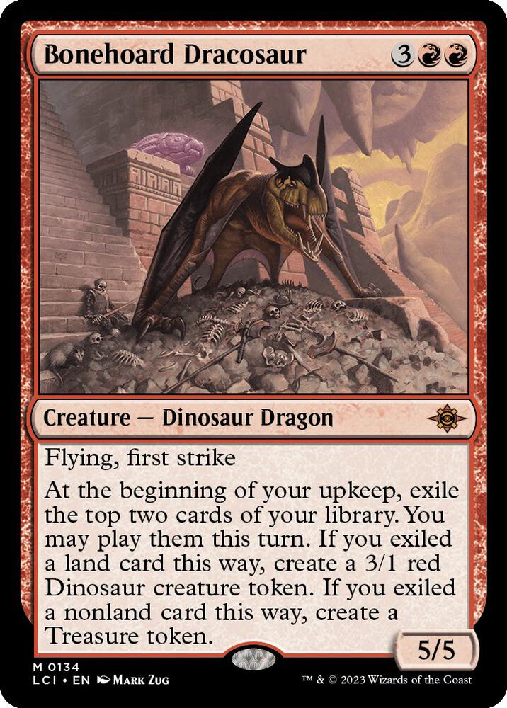 Bonehoard Dracosaur 134/291 (The Lost Caverns of Ixalan) 