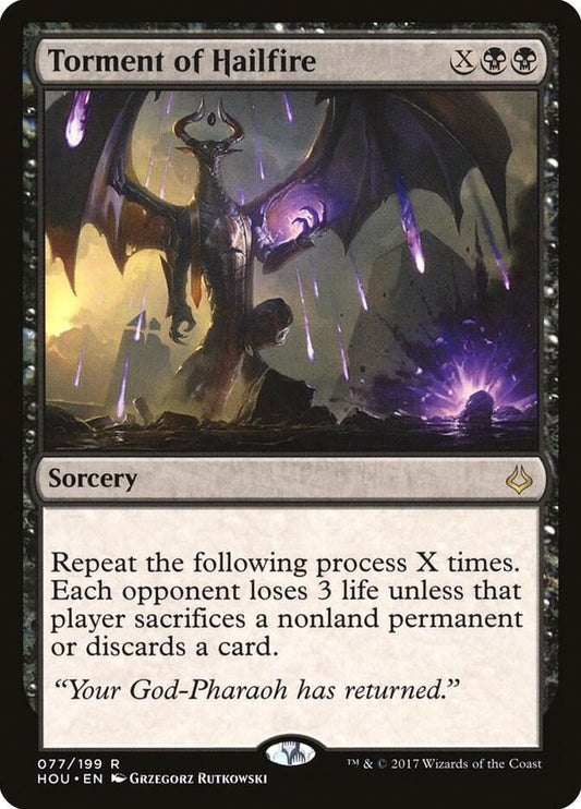 Torment of Hailfire 77/199 (Hour of Devastation)  - Foil