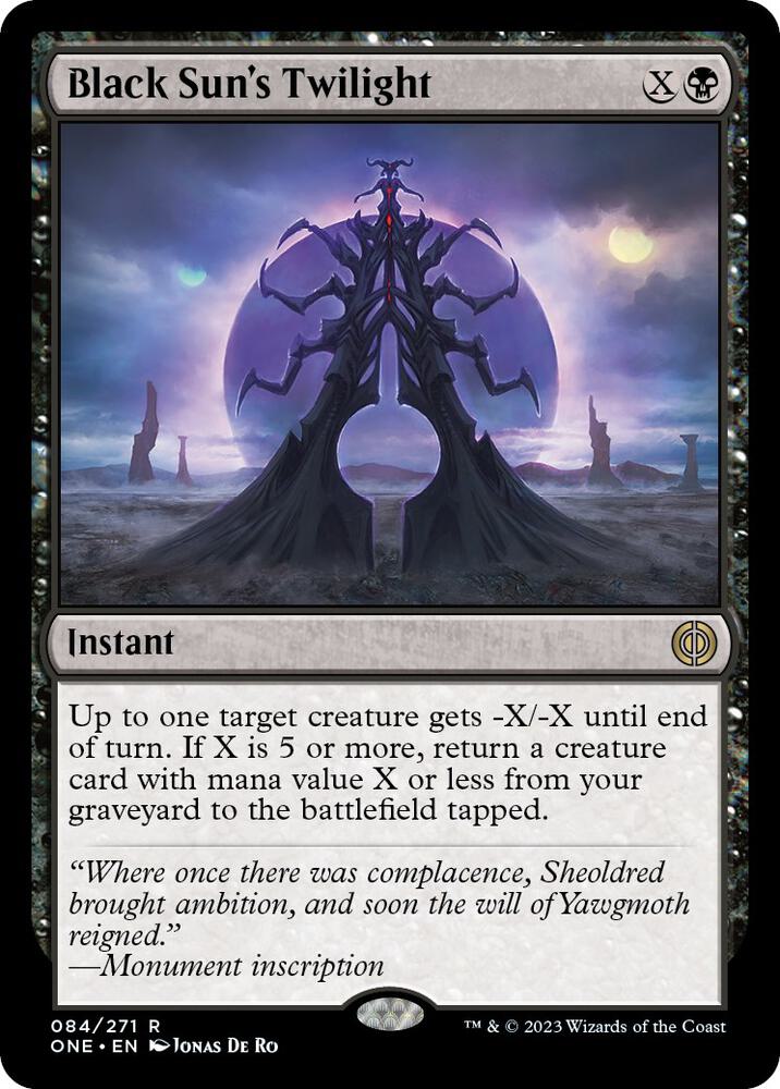 Black Sun's Twilight 84 (Phyrexia: All Will Be One) 