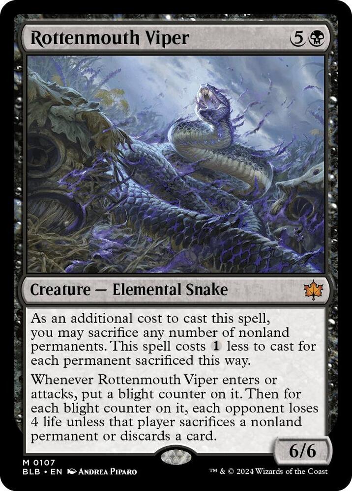 Rottenmouth Viper 107 (Bloomburrow) 
