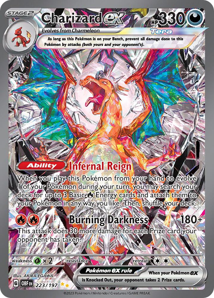 Charizard ex 223/197 (SV03: Obsidian Flames)  - Holofoil