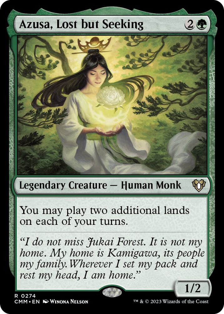 Azusa, Lost but Seeking 274 (Commander Masters) 