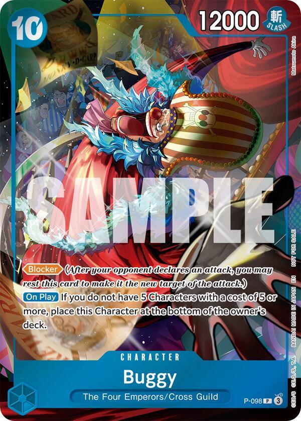 Buggy (Event Pack Vol.8) P-098 (One Piece Promotion Cards)  - Foil
