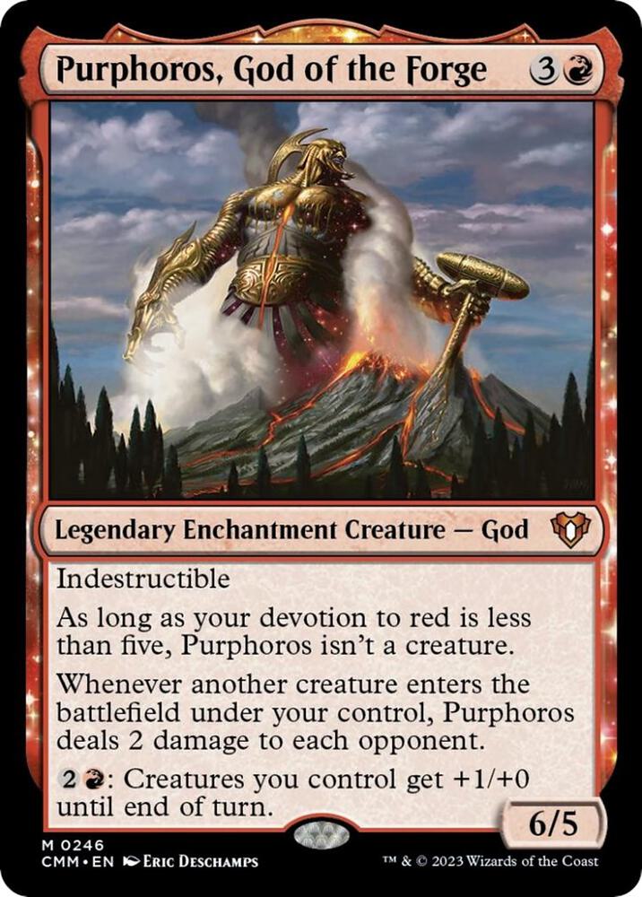 Purphoros, God of the Forge 246/451 (Commander Masters) 