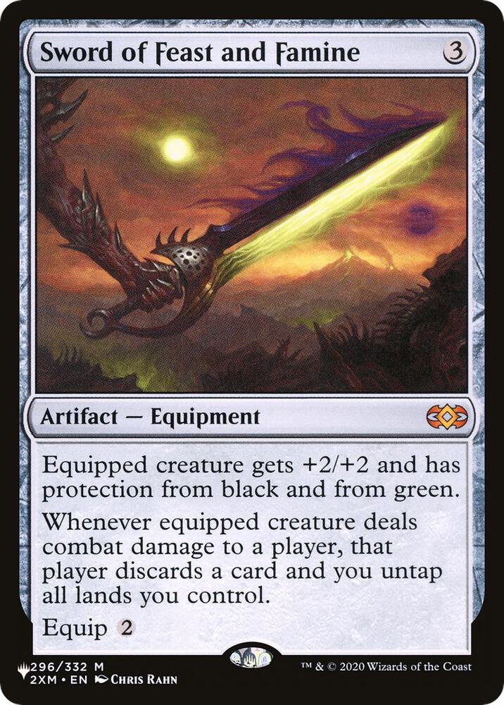 Sword of Feast and Famine 2XM-296/5075 (The List Reprints) 