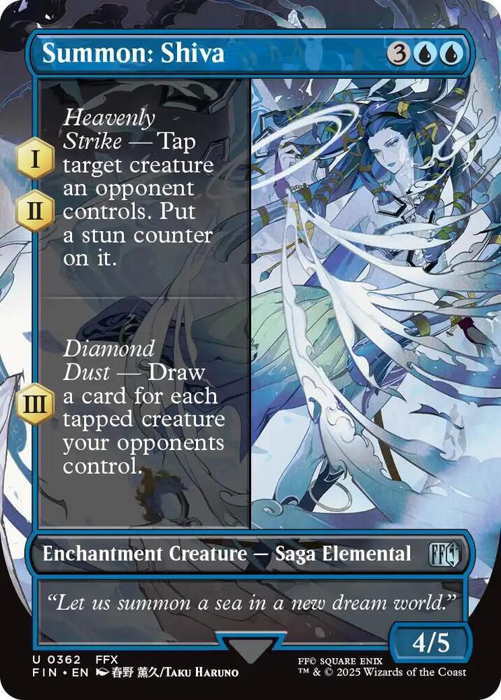 Summon: Shiva 362 (FINAL FANTASY)  - Borderless