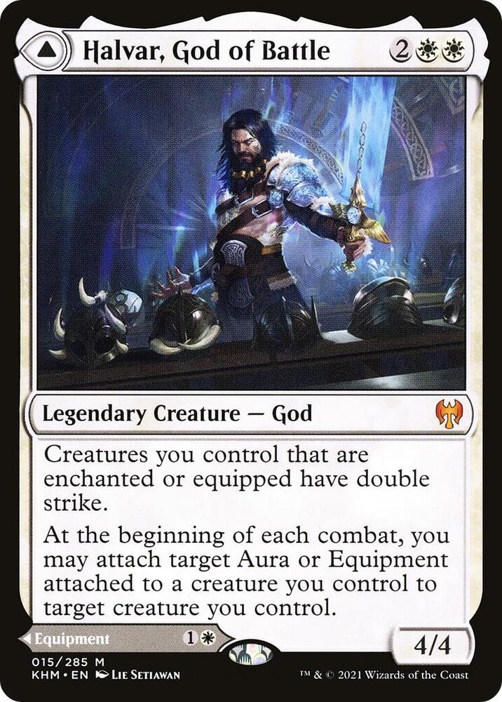 Halvar, God of Battle // Sword of the Realms 15 (Kaldheim) 