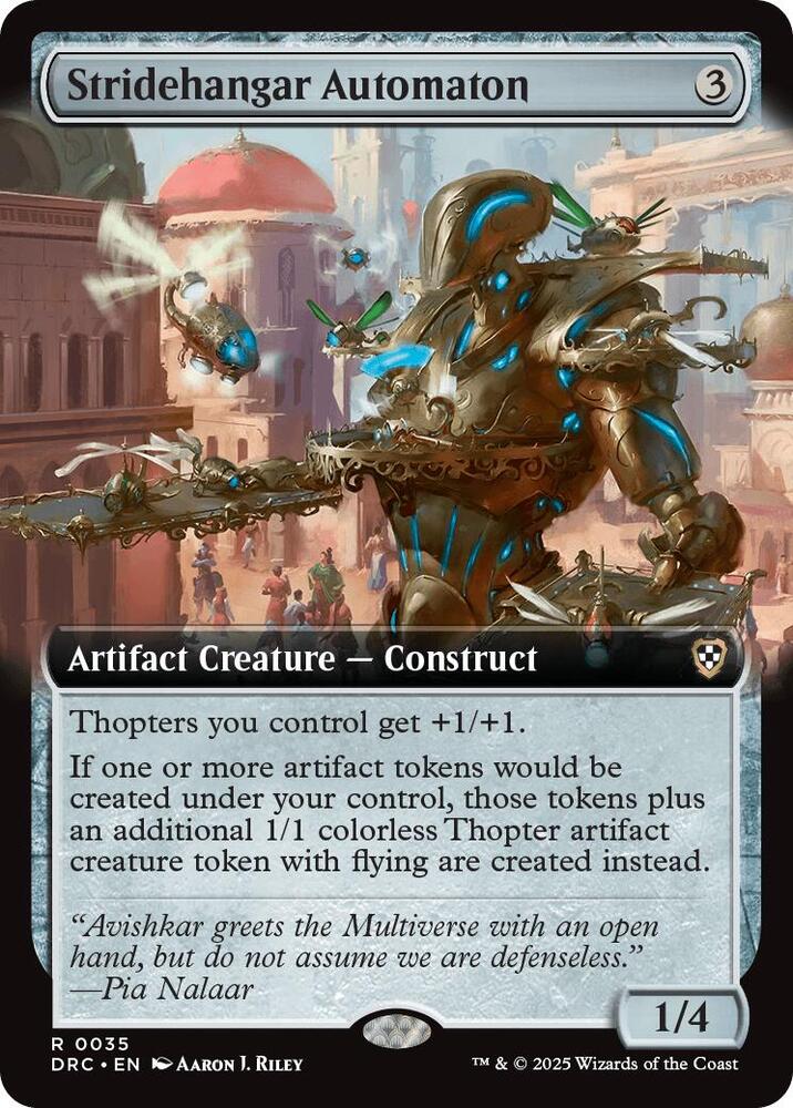 Stridehangar Automaton 35 (Commander: Aetherdrift)  - Extended Art