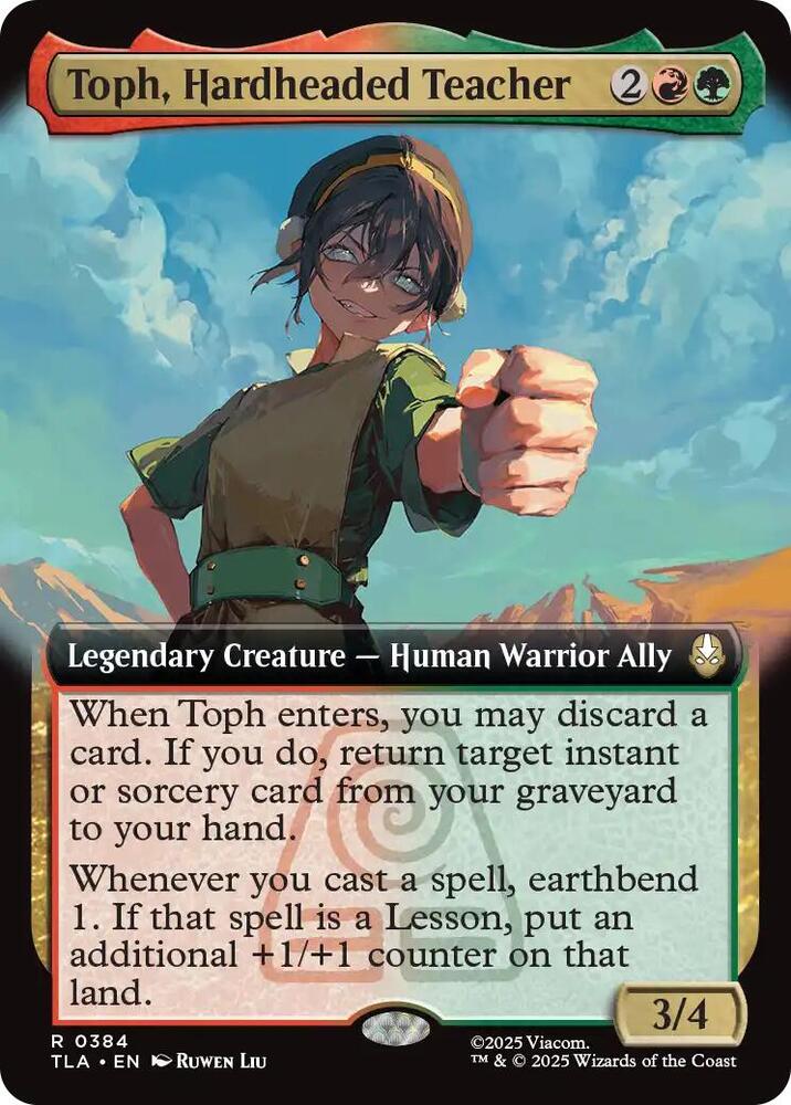 Toph, Hardheaded Teacher 384 (Avatar: The Last Airbender)  - Extended Art