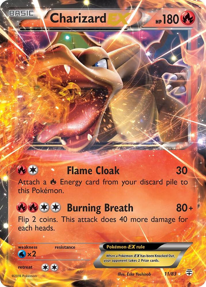 Charizard EX 11/83 (Generations)  - Holofoil
