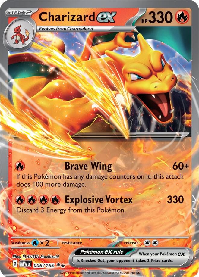 Charizard ex 006/165 (SV: Scarlet & Violet 151)  - Holofoil
