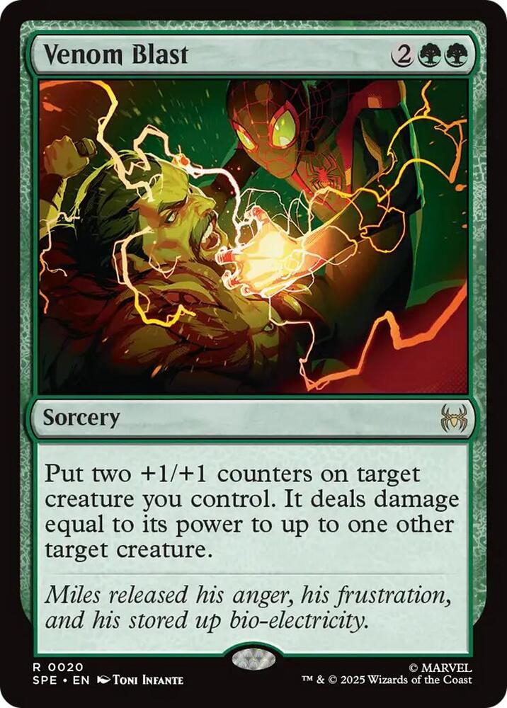 Venom Blast 20/20 (Marvel's Spider-Man: Eternal-Legal)  - Foil