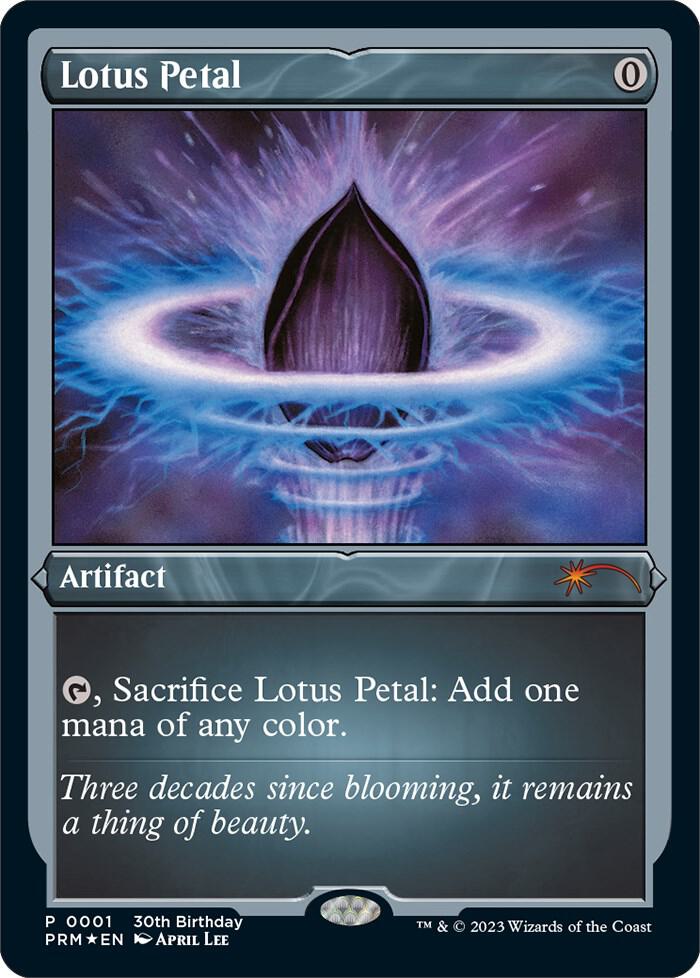Lotus Petal 1 (Unique and Miscellaneous Promos)  - Etched Foil